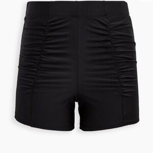 Torrid sz 3 Ultra High Rise Ruched Swim Bathing Suit Shorts 3X